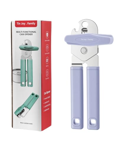 Grape Manual Can Opener - Ergonomic, Reinforced Blade, Safe Grip
