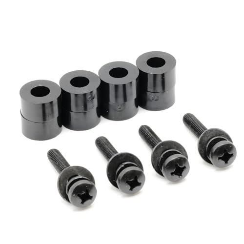 TV Wall Mount Screws Kit for Toshiba 55LF621U21 - VESA Compatible, Black Oxide