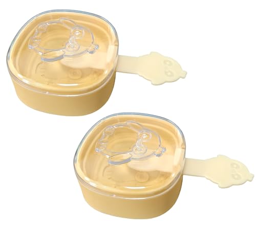 Ice Cream Mold - 2 Pcs White Silicone 2.5 Inch Square Popsicle Maker