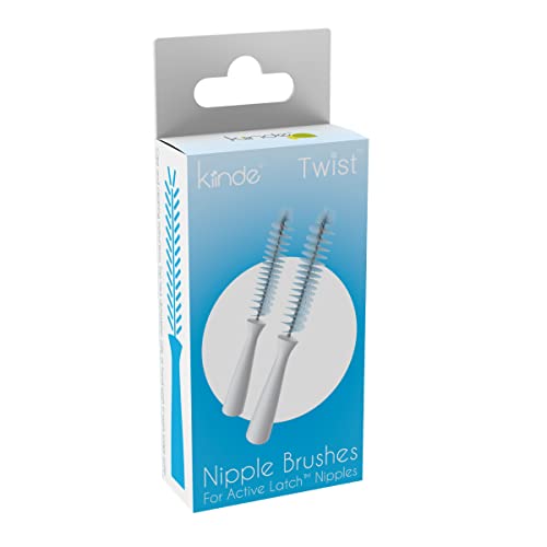 Kiinde Twist Universal Baby Bottle and Nipple Cleaning Brush Set - 2 Piece