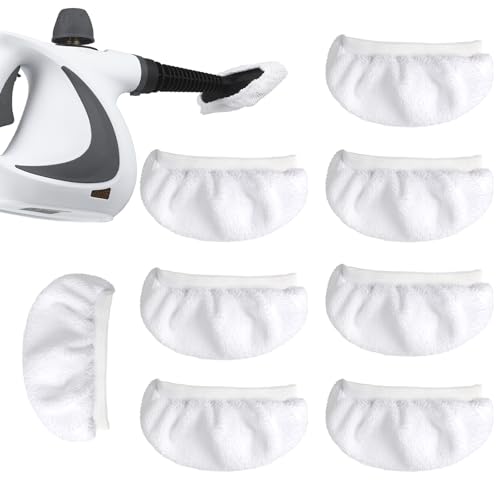 8-Pack Microfiber Steam Mop Pads for Bissell & PurSteam Cleaners
