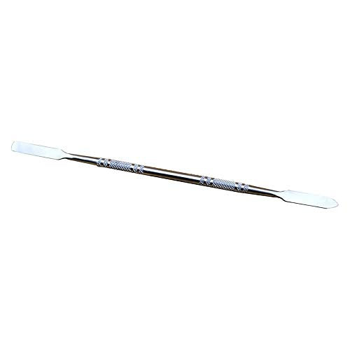 Rolabling Stainless Steel Double Sided Makeup Spatula & Mixing Rod 7.2 Inch