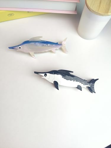 Swordfish Acetate Hair Claw Clip Big Sea Creature Barrette