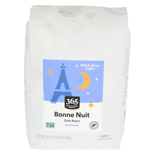 365 by Whole Foods Market Bonne Nuit French Roast Whole Bean Coffee, 24 oz
