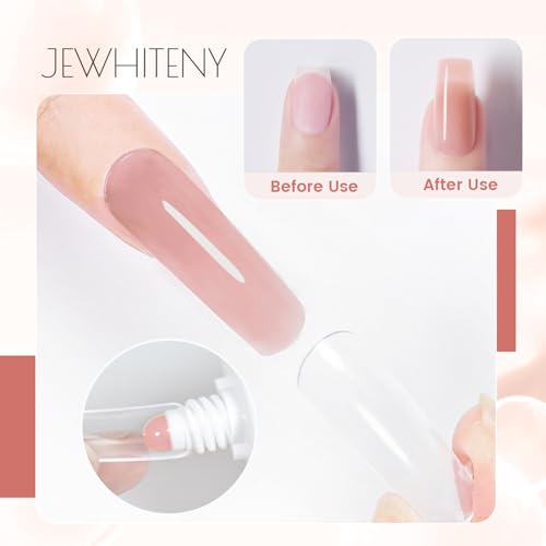 JEWHITENY Poly Nail Gel 2-Piece Nude Pink Extension Kit