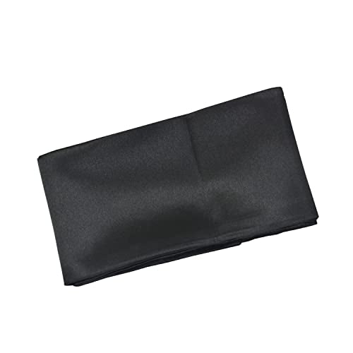 Satin Wig Grip Band and Head Wrap for Lace Frontal Wigs Black