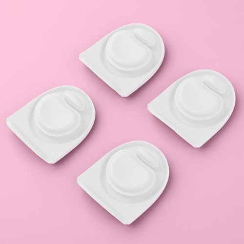 Bubrike Silicone Replacement Stopper for Owala FreeSip Lid - 4 Pack (Gray/White/Pink)