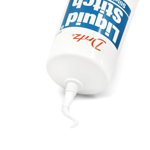 Dritz Original Liquid Stitch Fabric Glue - 4 oz Permanent No-Sew Adhesive