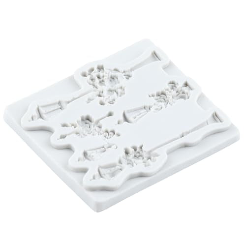 Lingzhi Street Lamp Silicone Mold for Cake Decoration