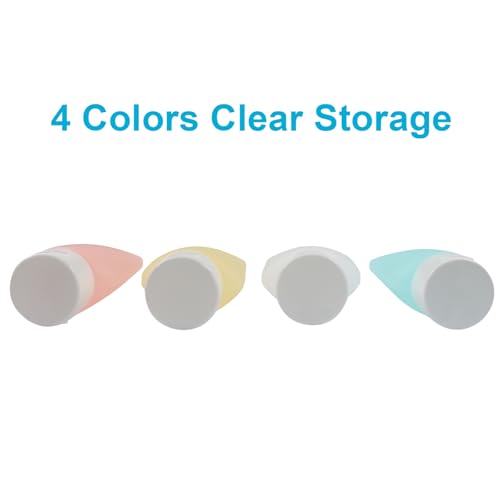 Suiwotin 4-Pack 60ml Travel Bottles Leakproof Squeezable Containers for Toiletries