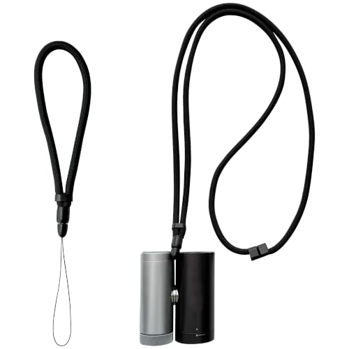 Adjustable Crossbody Strap & Wrist Lanyard for Shark ChillPill Fan - Black