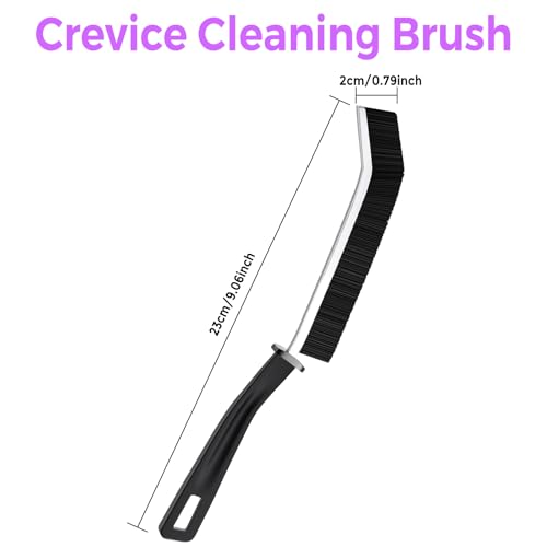 MKCISELW Stiff Bristle Cleaning Brush Set - 3 Pack for Bathroom & Narrow Spaces