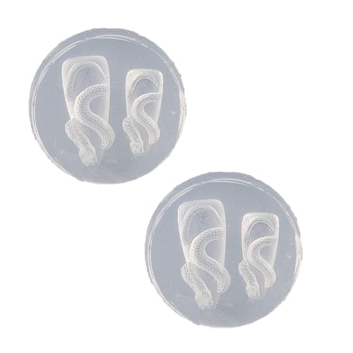 Silicone Nail Carving Molds - 2Pcs Dragon & Snake Nail Stamping Plates