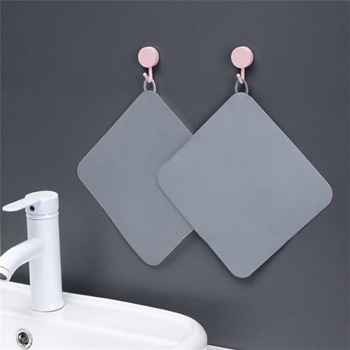 Silicone Drain Cover Set - 4 Pieces, 6x6 inch, Reusable Kitchen & Bath