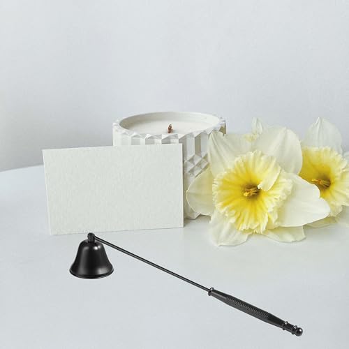 Stainless Steel Candle Snuffer - 9.8 Inch Candle Extinguisher - Black