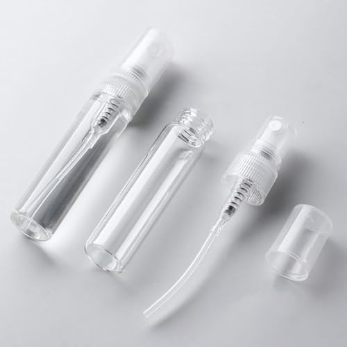 ccHuDE 20 Pcs Mini Glass Spray Bottles 5ml Refillable Perfume Atomizers