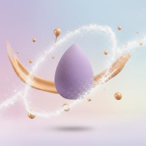 Fansoftiks 6 Pcs Mini Makeup Sponge Set Small Soft Beauty Blender Sponges