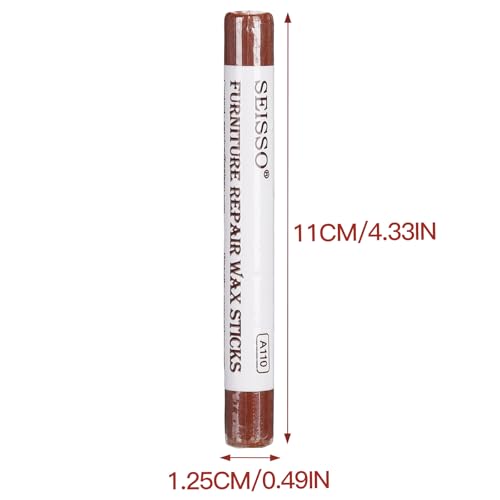 SEISSO 6 Colors Wood Filler Sticks for Furniture & Floor Touch-Ups - Repair Kit
