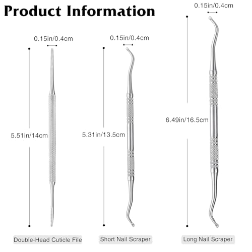 Zoolinn Ingrown Toenail Care Kit – Professional Stainless Steel Pedicure Tools & Lifters