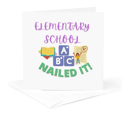 Graduation Greeting Card - Nailing It - 5.5" Square with Envelope