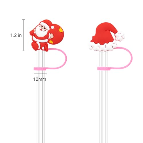 Silicone Straw Covers for Stanley Tumblers - Cute 10mm Cap Set