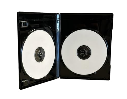 MediaPack4All 12.5mm Double Blu-Ray Case with 4K UHD Logo - Black