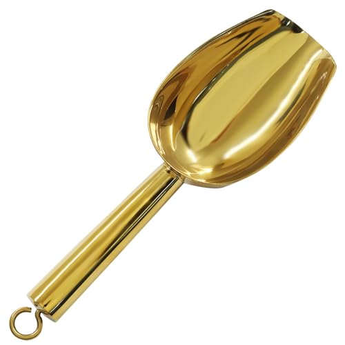 OSVJE 3oz Stainless Steel Ice Scoop - Ergonomic & Durable Kitchen Tool
