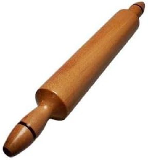 Hardwood Rolling Pin for Baking | Sturdy Handle Pasta Roller - 18.7 Inch Kitchen Utensil