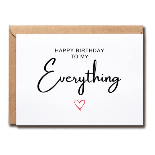 Funny Birthday Card for Boyfriend or Girlfriend - 5x7 Inches