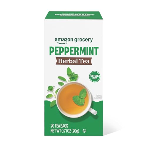 Peppermint Herbal Tea Bags - Caffeine Free, 20 Count