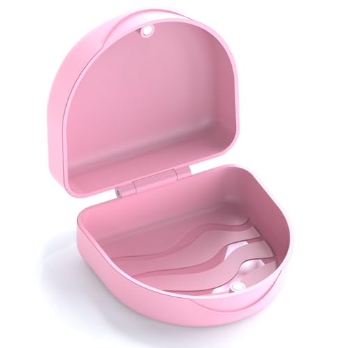 Orthodontic Retainer Case - Pink Food-Grade Mouthguard Box