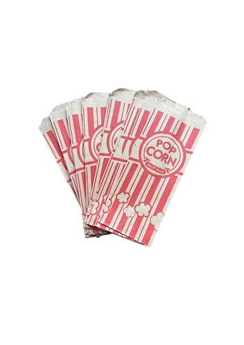 Eco-Friendly Kraft Paper Popcorn Bags - 1oz, 24 Count
