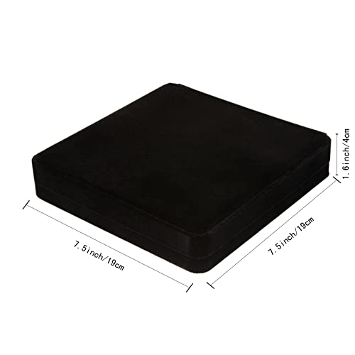 LETURE Large Velvet Jewelry Set Gift Box - Black Jewelry Organizer