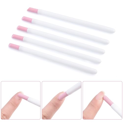 KADS 10Pcs Pumice Stone Cuticle Pusher & Nail Sanding Pen