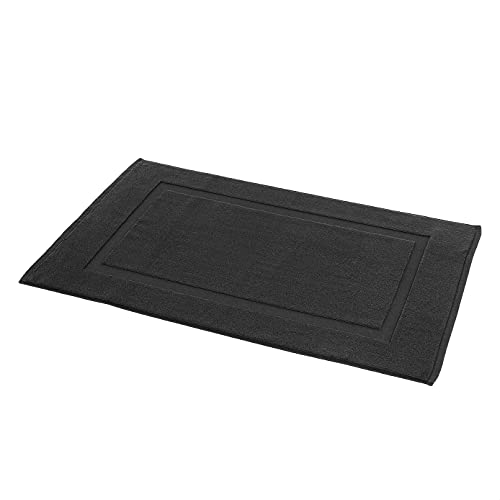 Amazon Basics Cotton Bath Rug Mat 31" x 20" - Midnight Black