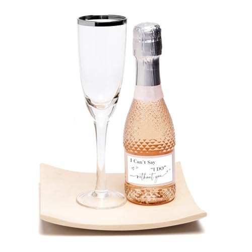 Bridesmaid Proposal Mini Champagne Labels - 10 Pack