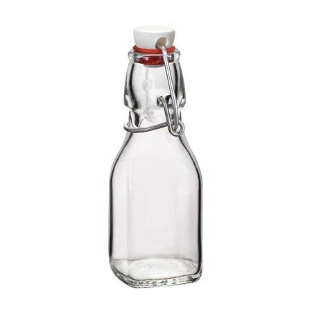 Bormioli Rocco Swing Bottle Set of 20 - 4.25 oz Clear Glass