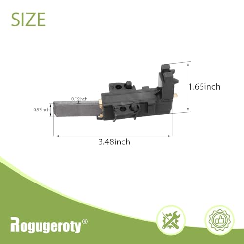 Motor Carbon Brushes for Whirlpool AWM325 AWM326 - 2 Pack