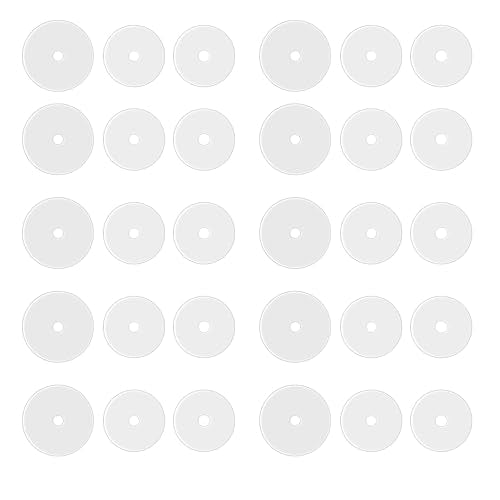 Clear Silicone Piercing Discs for Healing Bumps & Keloids - 30 Pcs