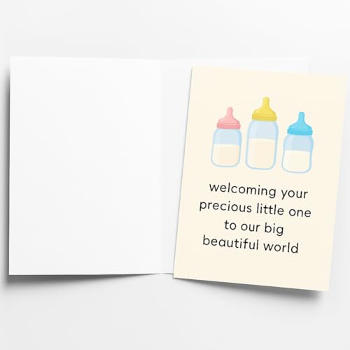 Funny Baby Shower Congratulations Card for New Parents