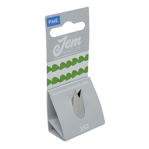 JEM Leaf & Poinsettia Piping Nozzle #352 - Stainless Steel Tip