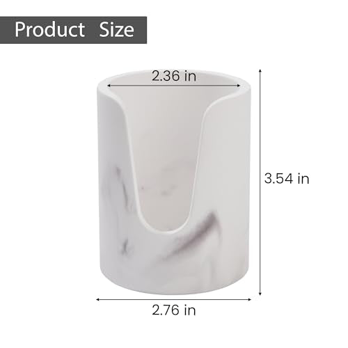 Amviner Diatomaceous Earth Bathroom Cup Dispenser for Disposable Cups