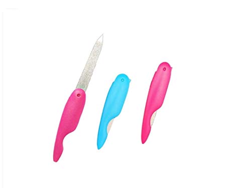Sinen Metal Folding Nail Files Stainless Steel 3-Piece Set