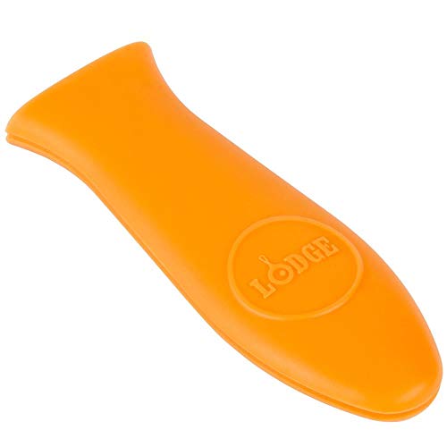 Lodge Silicone Hot Handle Holder Pack of 12 - Orange, 5.625" x 2" - Heat-Resistant, Dishwasher Safe for 9+ Inch Cast Iron Skillets