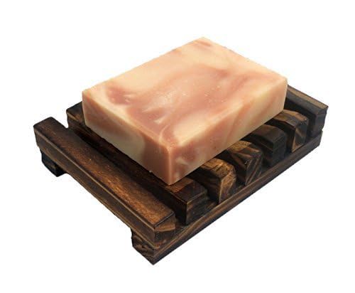 Handmade Natural Wood Soap Dish - Pine Wood Soap Holder