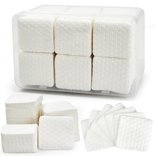Bcowos Lint Free Nail Wipes 540pcs - Super Absorbent Polish Remover Pads