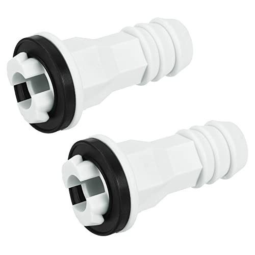 MECCANIXITY Air Conditioner Drain Hose Connector, 15mm, Pack of 2