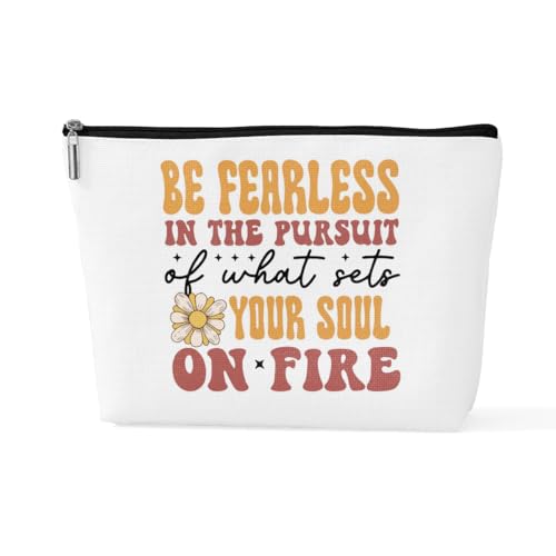 Inspirational Makeup Bag Positive Affirmations Travel Toiletry Pouch