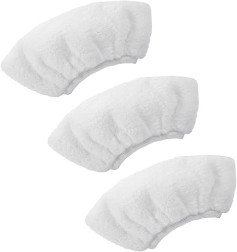 Universal Steam Cleaner Pads - 3 Reusable Microfiber Sleeves