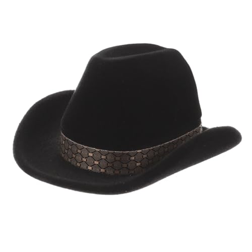 Compact Cowboy Hat Jewelry Box - Western Style Organizer